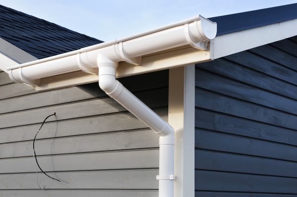 PVC Rain Gutter Installation in Merrillville