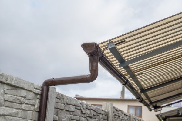 Plastic Downspout Installation in Merrillville